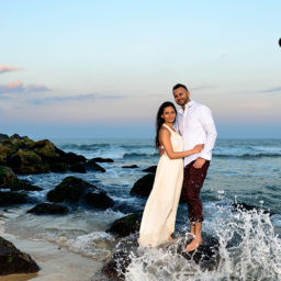 Manali + Hiren Asbury Park, NJ Engagement Session