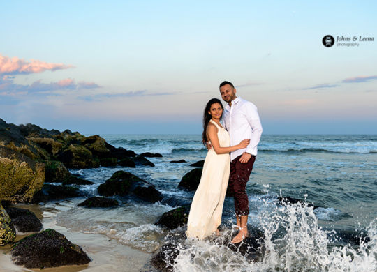 Manali + Hiren Asbury Park, NJ Engagement Session