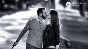 South Jersey Engagement Photography of Brooke & Jon in Palmyra, NJ of Burlington County