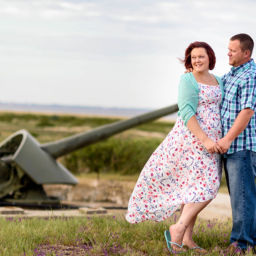 Sandy Hook engagement photography involving kids