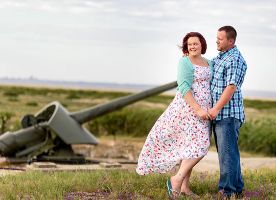 Sandy Hook engagement photography involving kids
